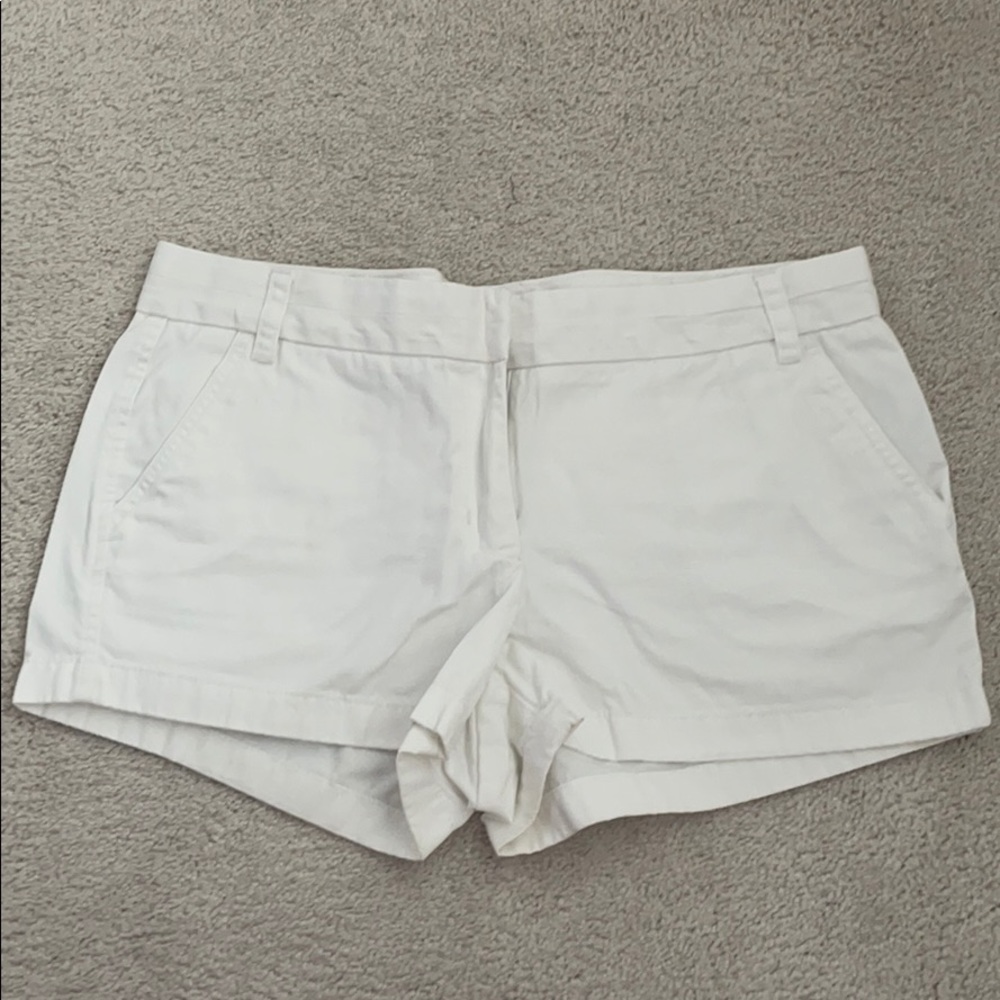 J Crew White Shorts